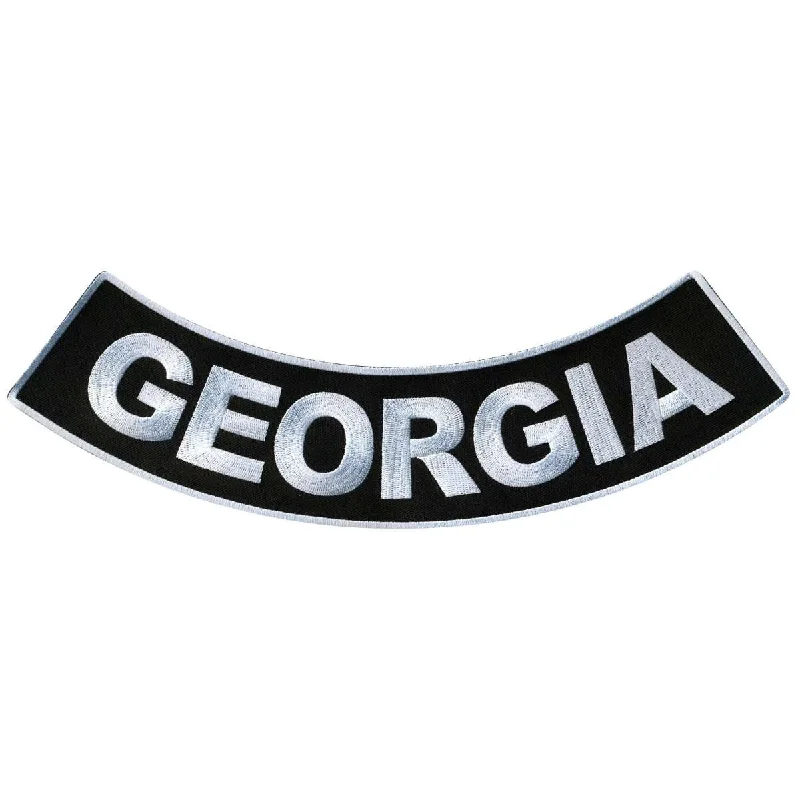 Hot Leathers Georgia 12” X 3” Bottom Rocker Patch PPM5019