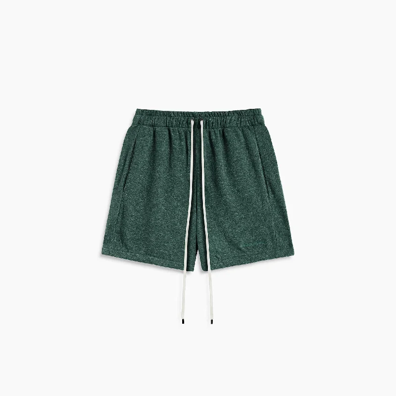 loop terry standard sweatshort / hunter green