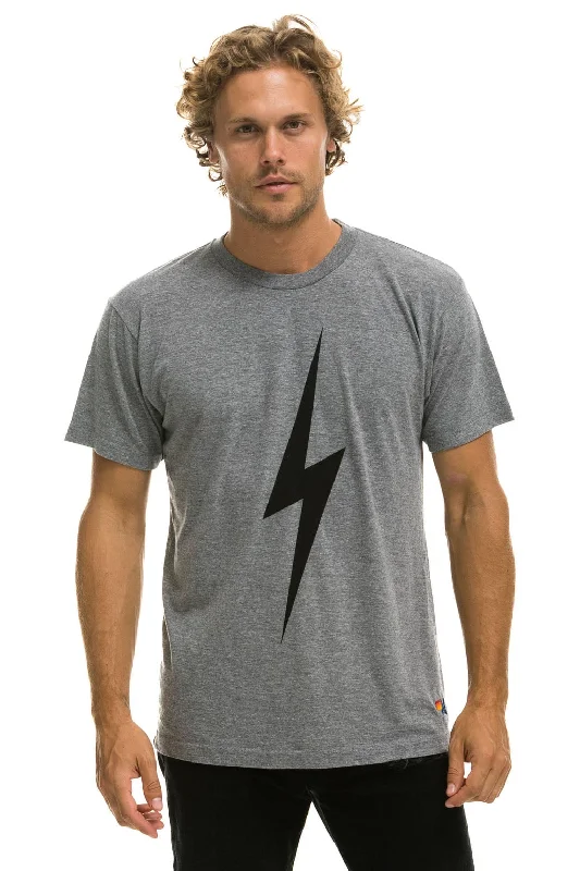 BOLT TEE - HEATHER GREY