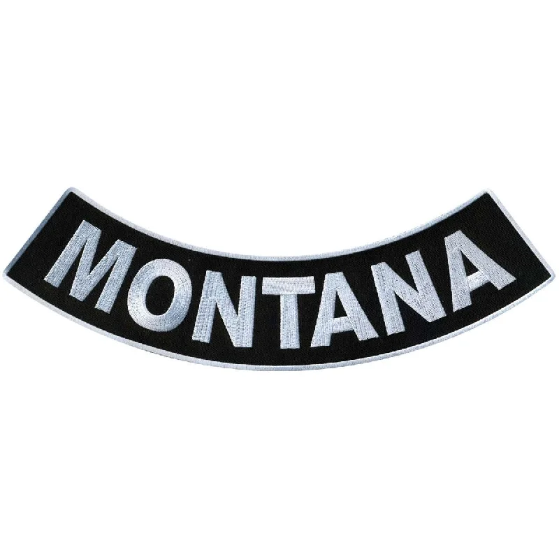 Hot Leathers Montana 12” X 3” Bottom Rocker Patch PPM5051