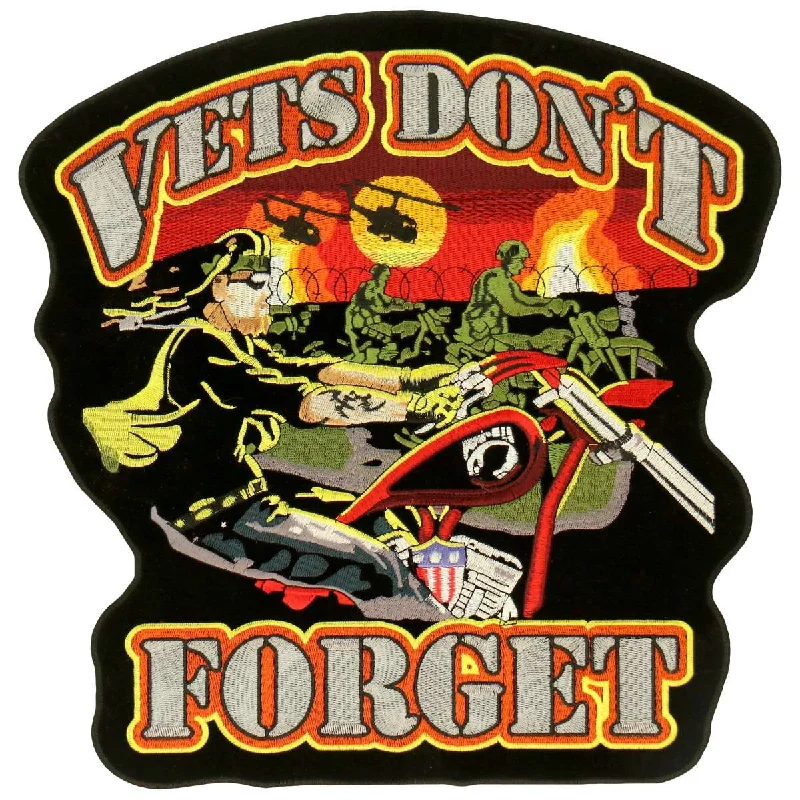 Hot Leathers PPA2769 Vets Don't Forget 14" Patch PPA2769