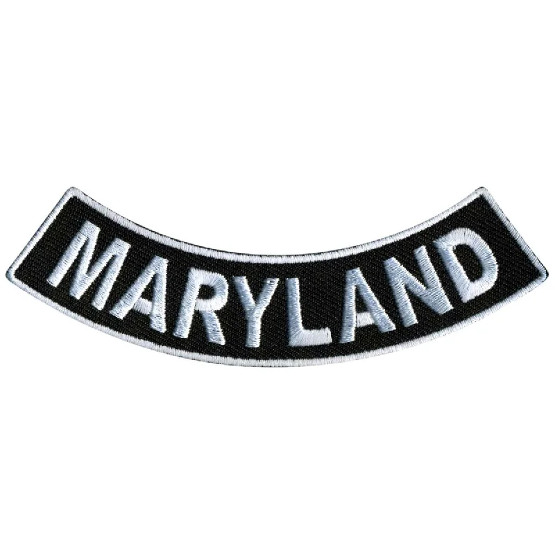 Hot Leathers Maryland 4” X 1” Bottom Rocker Patch PPM5040