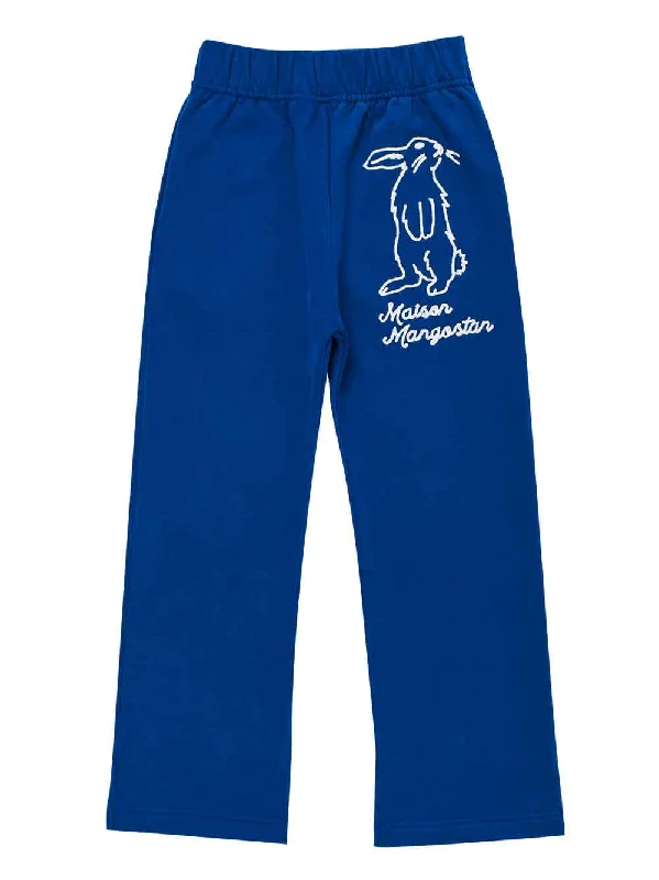 Rabbit Motif Sweatpants