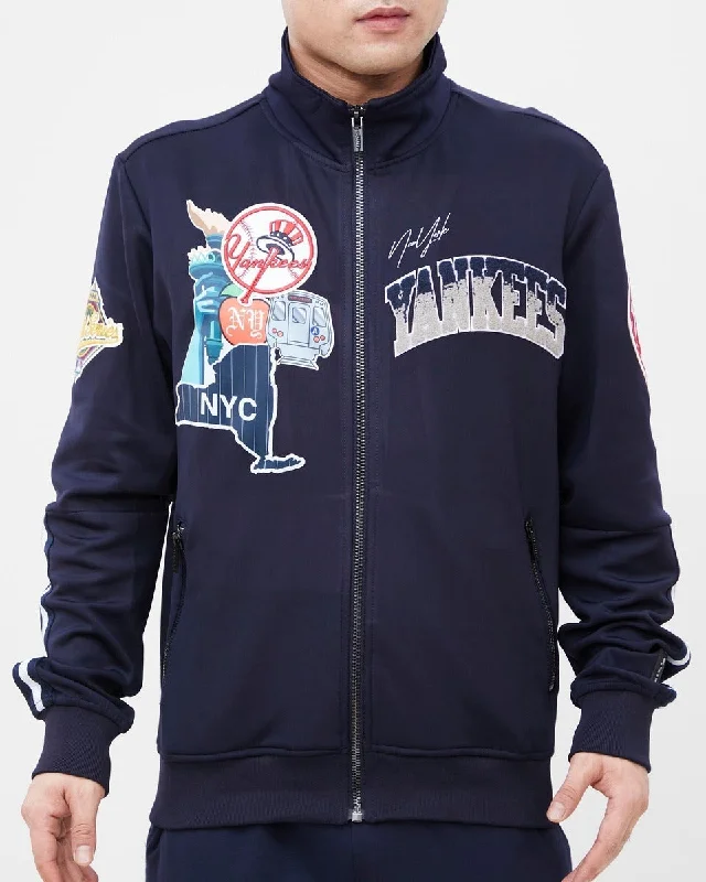 MLB NEW YORK YANKEES HOMETOWN MEN'S TRACK JACKET (MIDNIGHT NAVY)