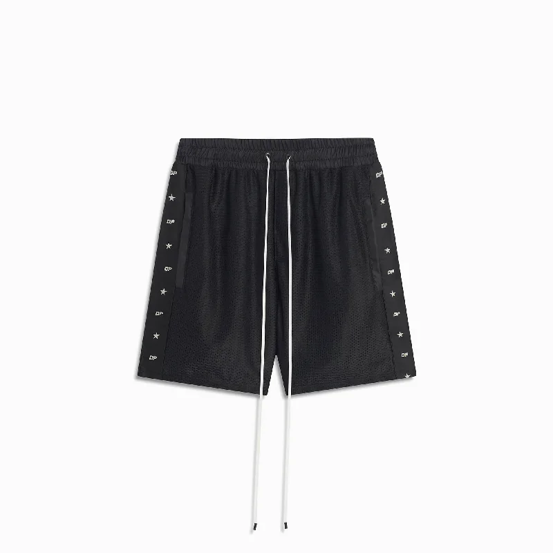 DP all-star mesh gym short / black + black