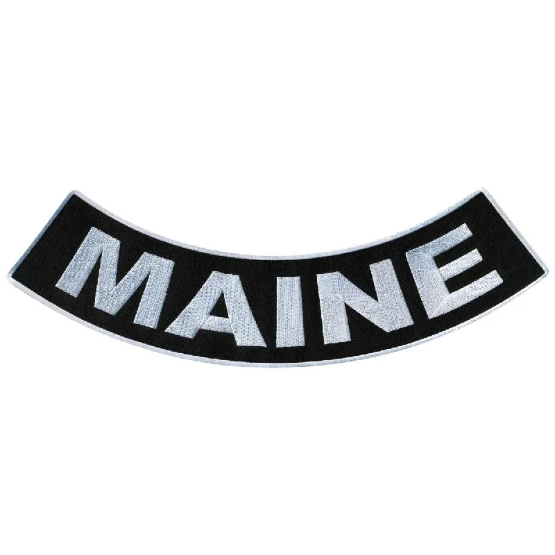 Hot Leathers Maine 12” X 3” Bottom Rocker Patch PPM5037