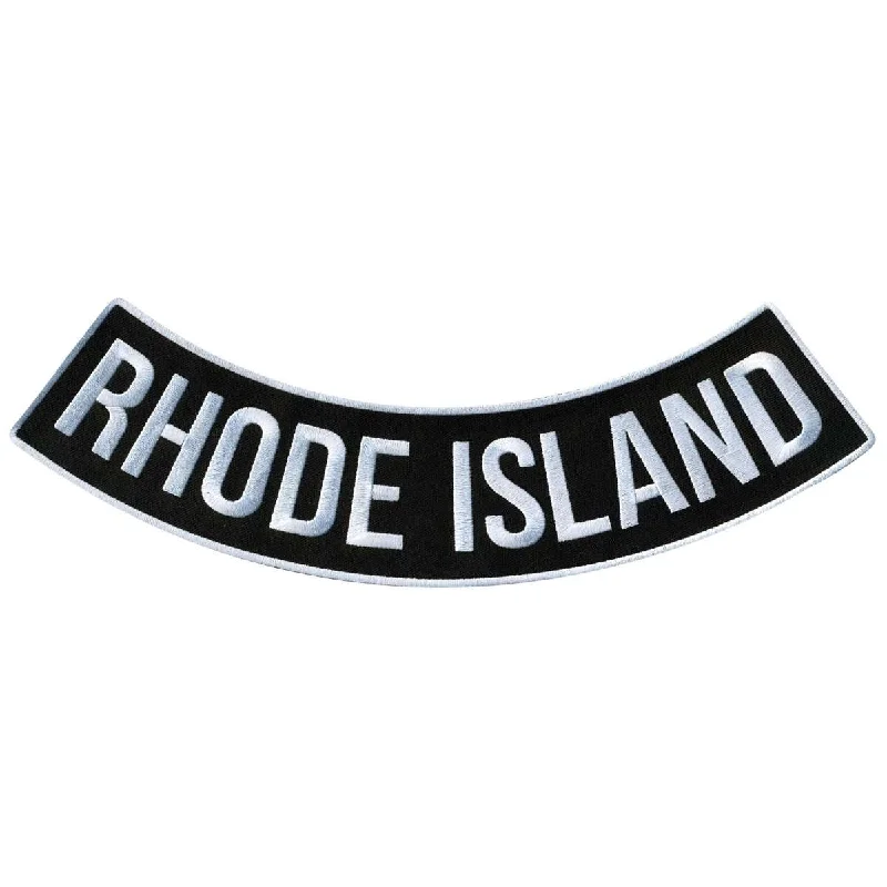 Hot Leathers Rhode Island 12” X 3” Bottom Rocker Patch PPM5077