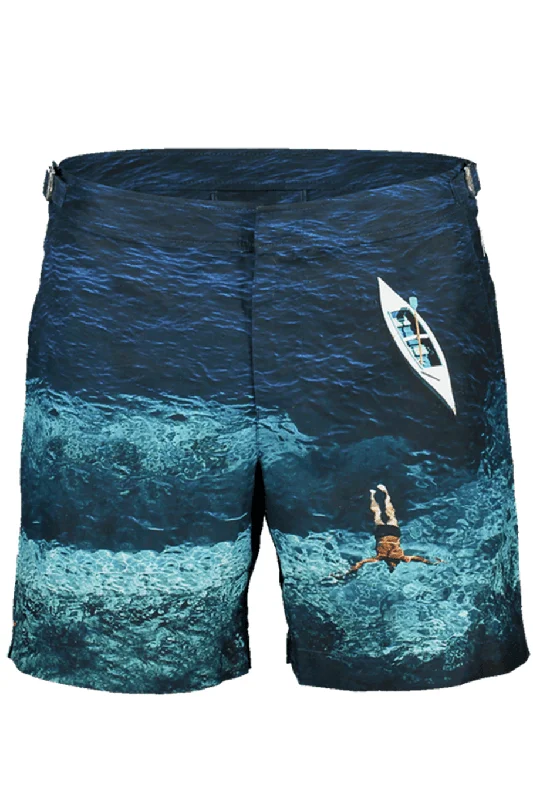 Bulldog Deep Sea Mid-Length Swim Shorts