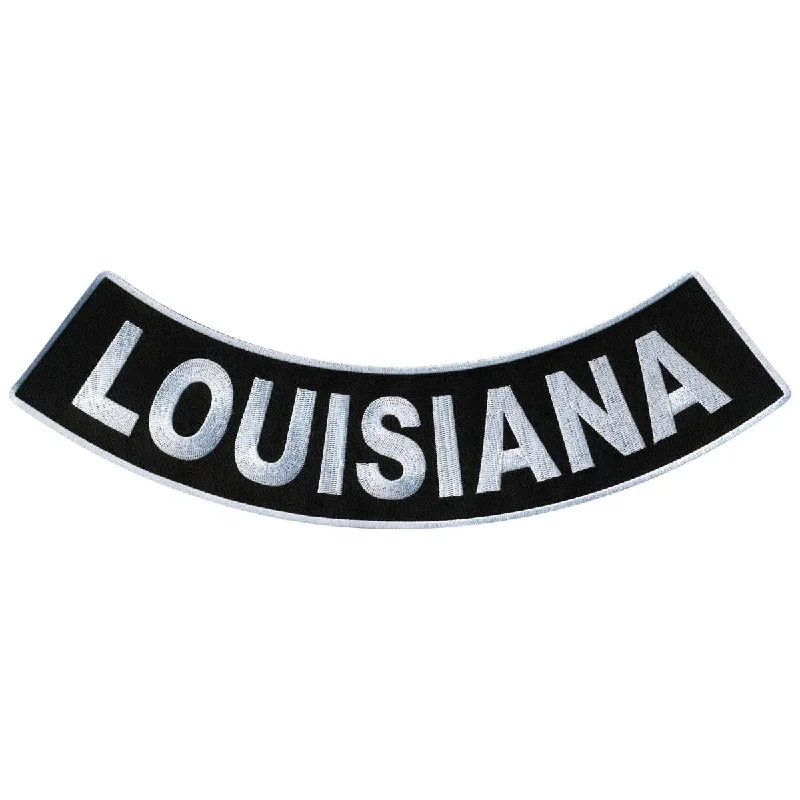 Hot Leathers Louisiana 12” X 3” Bottom Rocker Patch PPM5035