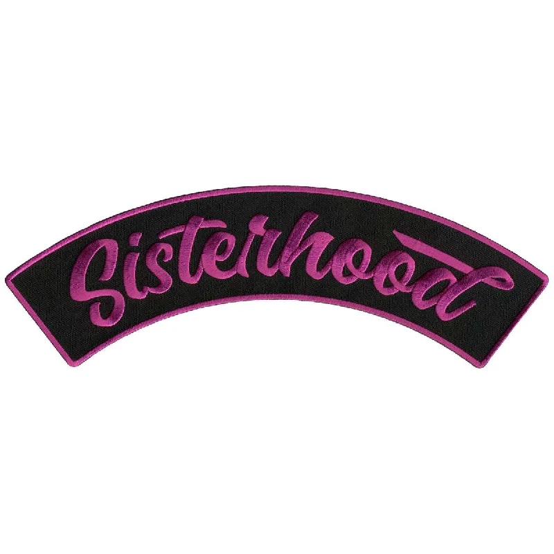 Hot Leathers Sisterhood 10” X 2” Top Rocker Patch PPM4151