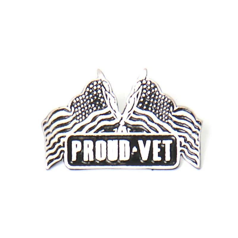 Hot Leathers Proud Vet Pin PNA1198