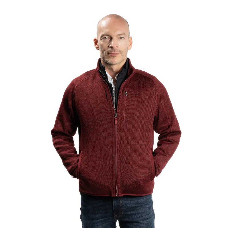 Fleece Jacket - Burgundy