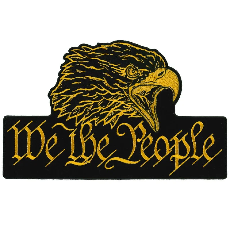 Hot Leathers We The People Eagle 10" Patch PPQ1877