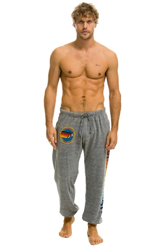 AVIATOR NATION SWEATPANTS - HEATHER GREY