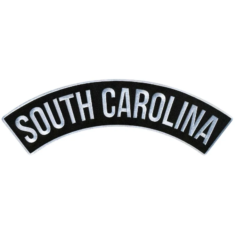 Hot Leathers South Carolina 12” X 3” Top Rocker Patch PPM4079