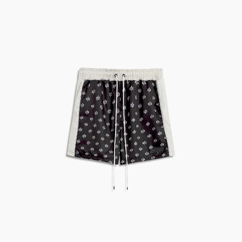 icon monogram trunk / black + ivory