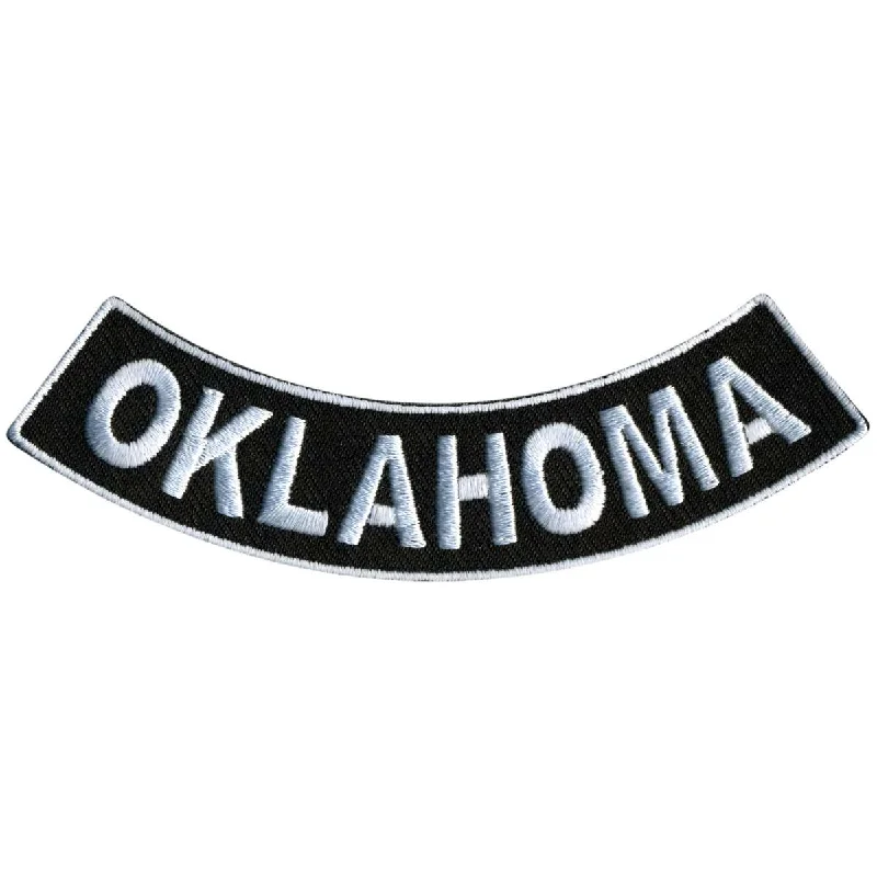 Hot Leathers Oklahoma 4” X 1” Bottom Rocker Patch PPM5072