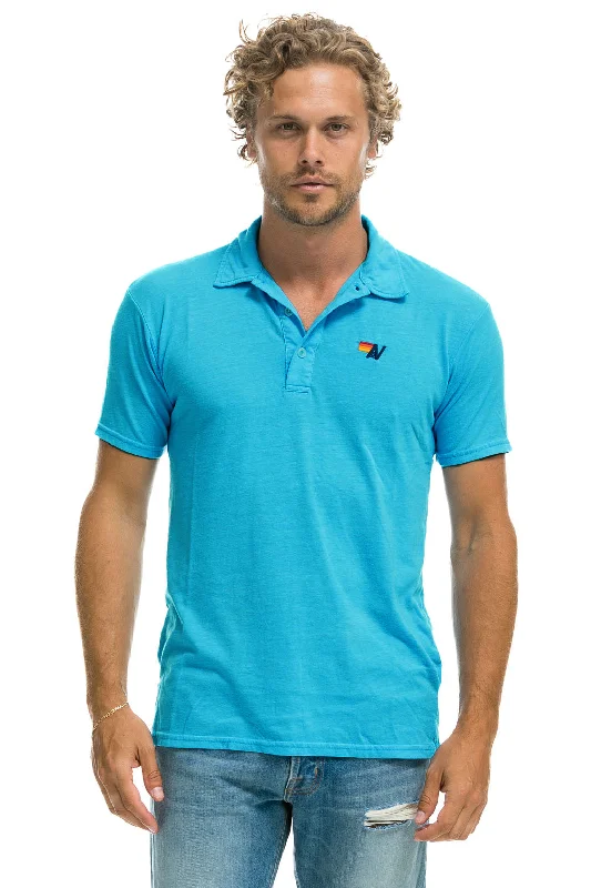 AVIATOR NATION POLO - NEON BLUE