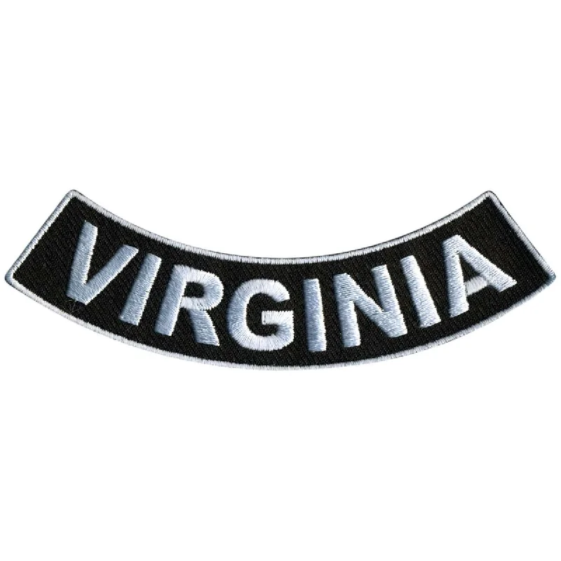 Hot Leathers Virginia 4” X 1” Bottom Rocker Patch PPM5092