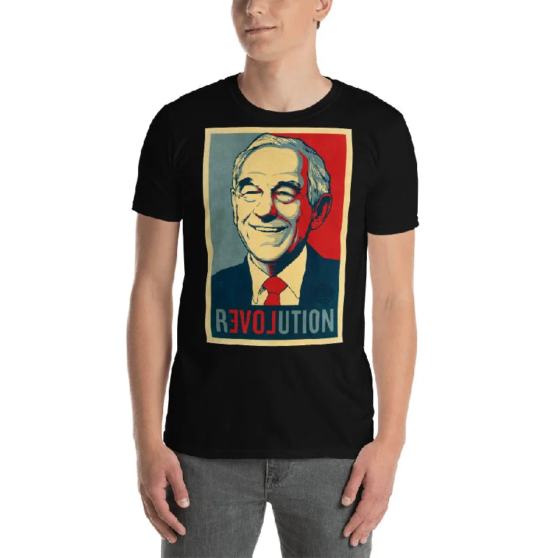 Ron Paul Revolution Graphic Short-Sleeve Unisex T-Shirt