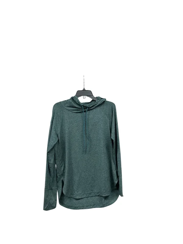 Top Long Sleeve By Athleta In Green, Size: M