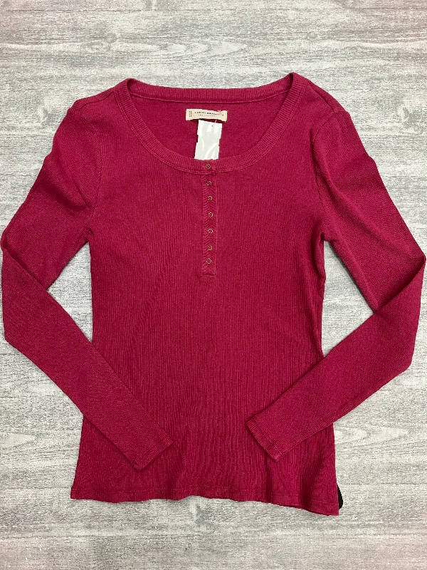 Top Long Sleeve By Lucky Brand In Pink, Size: M