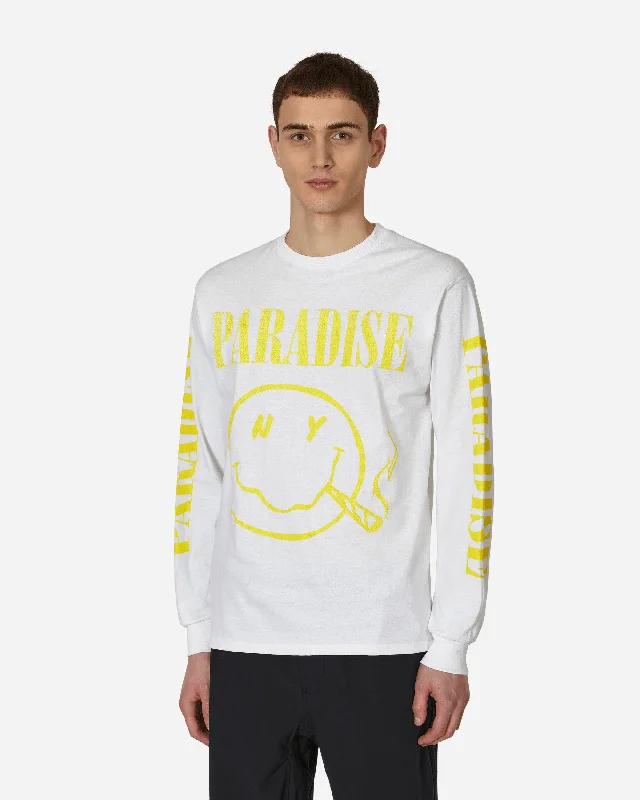 Nirvana In PARADIS3 Longsleeve T-Shirt White