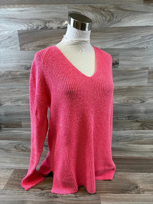 Top Long Sleeve By Old Navy In Coral, Size: L