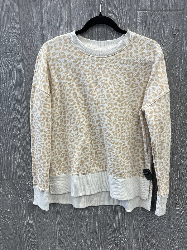 Top Long Sleeve By Time And Tru In Animal Print, Size: S