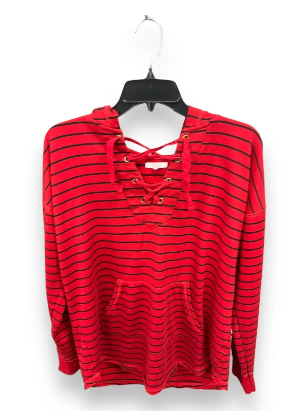 Top Long Sleeve By Maurices In Red, Size: L