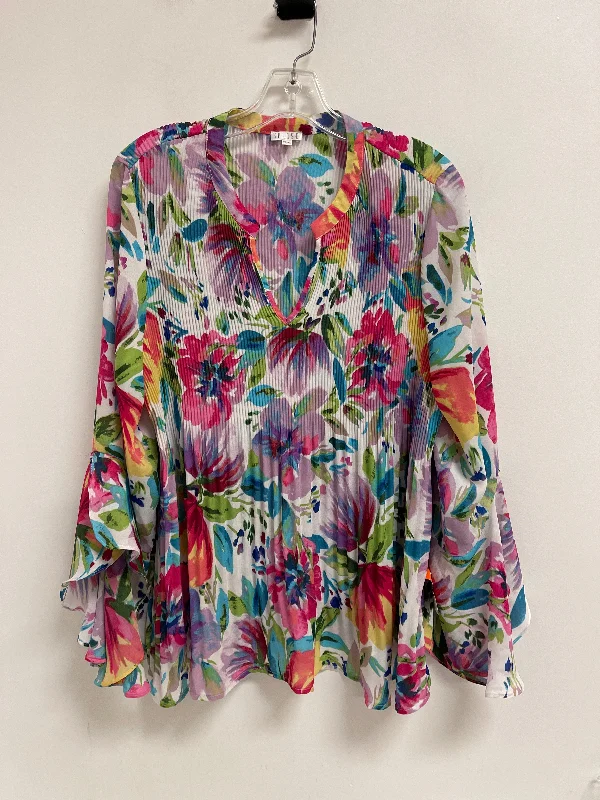 Top Long Sleeve By Spense In Multi-colored, Size: Xl