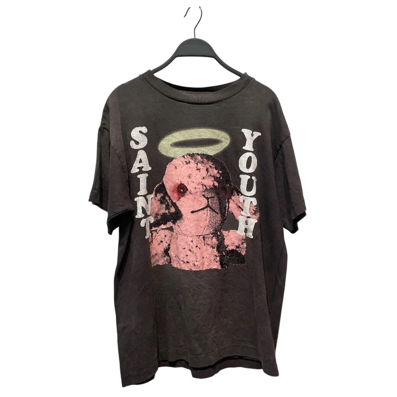 SAINT MICHAEL/T-Shirt/S/Cotton/BRW/Graphic/SAINT YOUTH