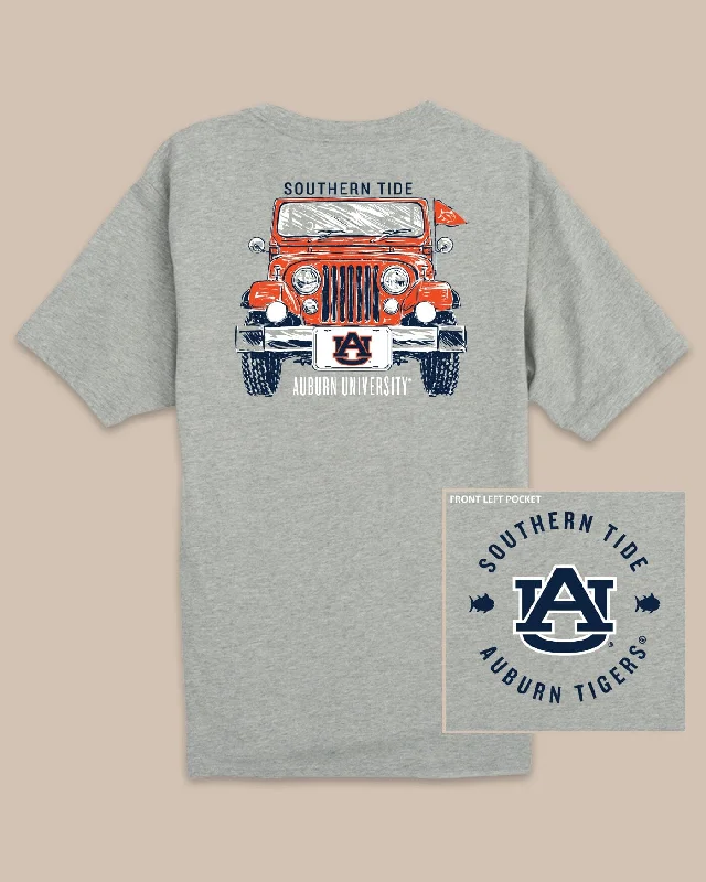 Auburn Tigers Heather Front Plate T-Shirt