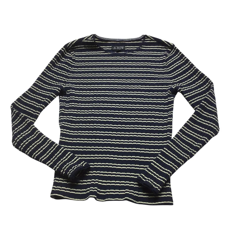 Top Long Sleeve By J. Crew In Striped Pattern, Size: S