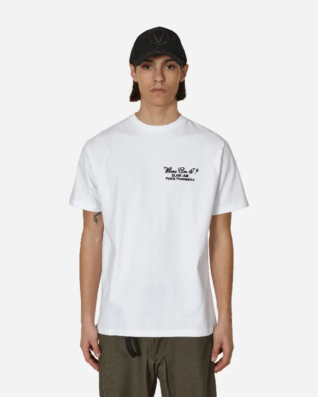 Slam Jam Dog Doesn't Know T-Shirt White