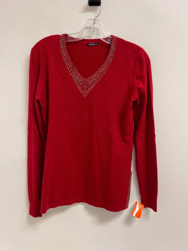 Top Long Sleeve By Clothes Mentor In Red, Size: S