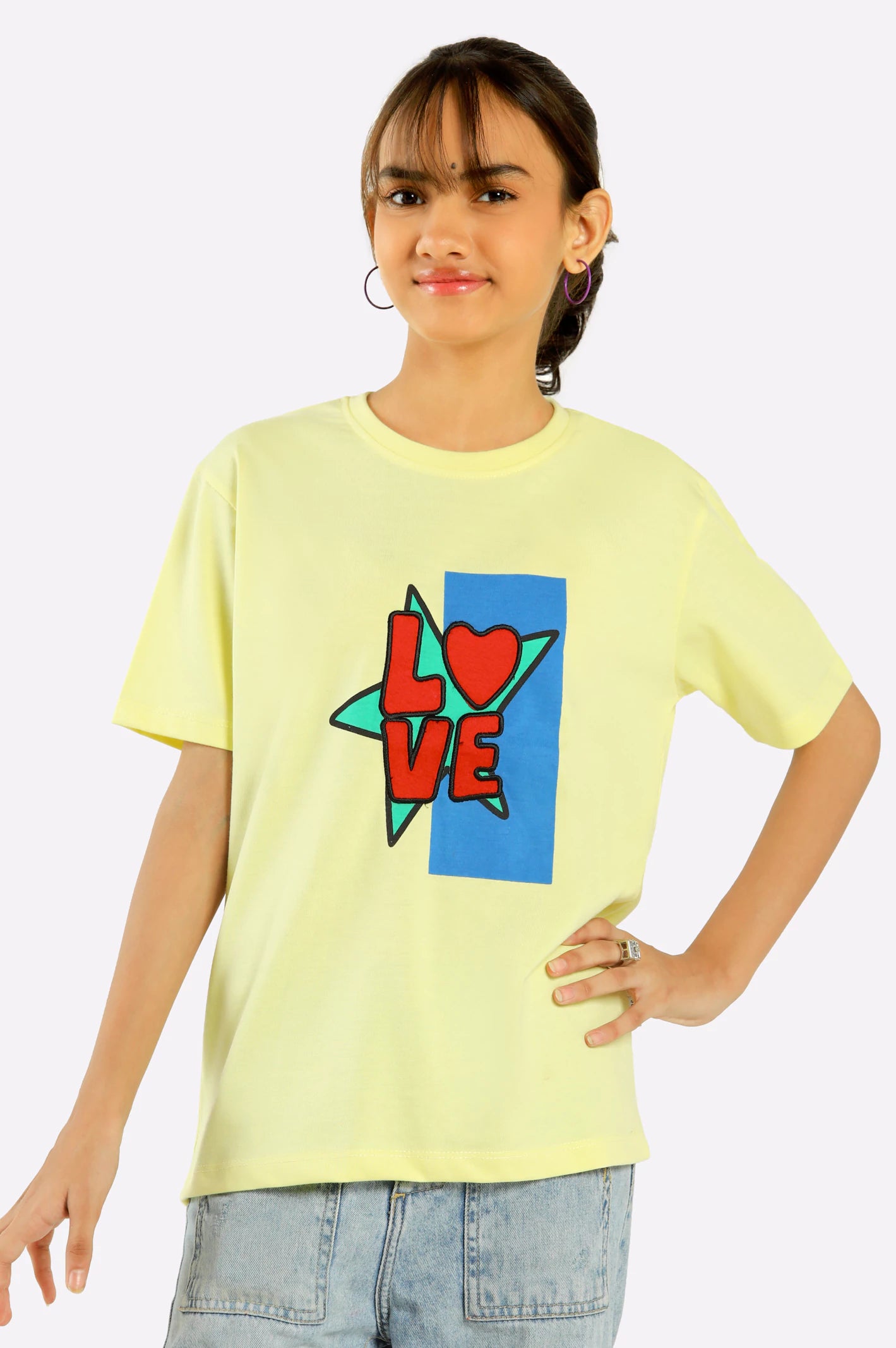 Graphic Printed Girls T-Shirt