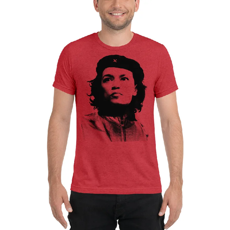 She Guevara Alexandria Ocasio-Cortez Tri-Blend T-Shirt