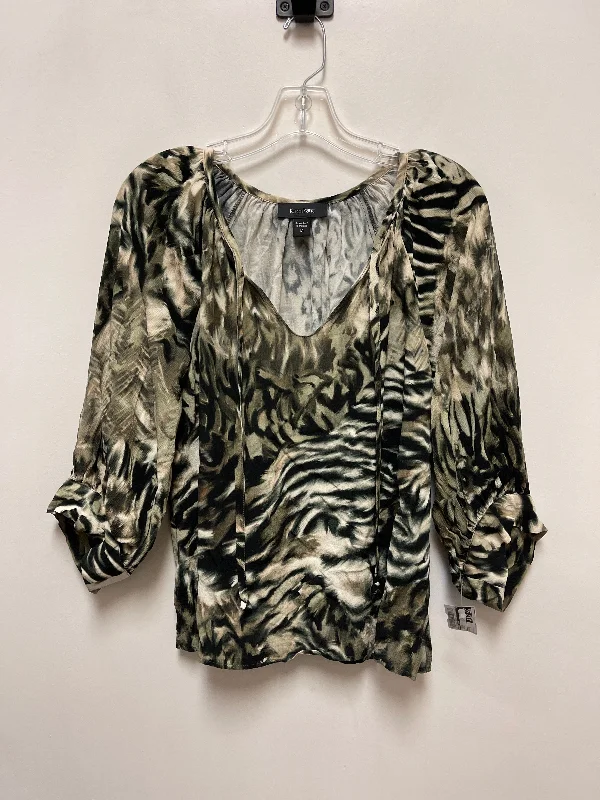 Top Long Sleeve By Karen Kane In Green, Size: M