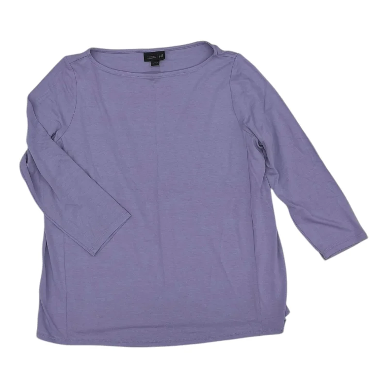 Top 3/4 Sleeve By J. Jill In Purple, Size:S