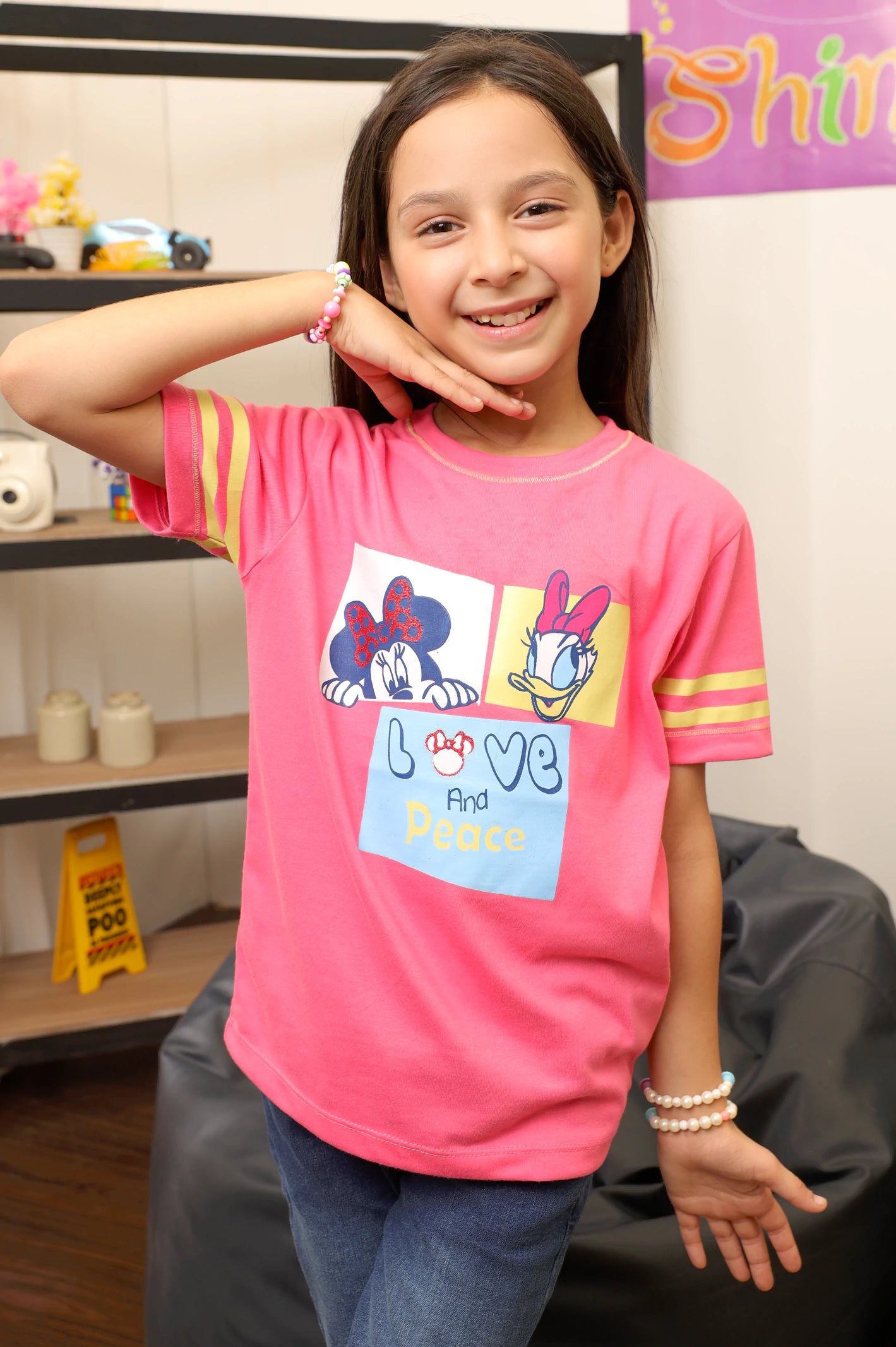 Daisy Duck Printed Girls T-Shirt