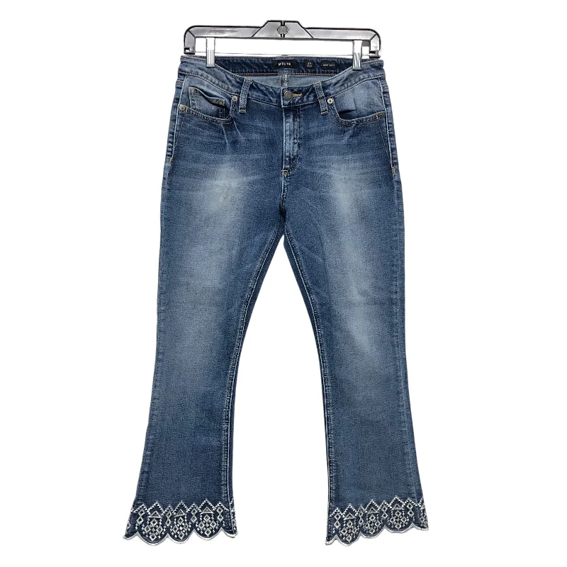 Jeans Boot Cut By Miss Me In Blue Denim, Size:8