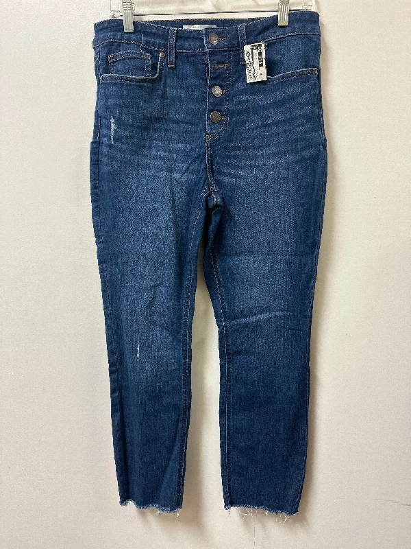 Jeans Skinny By Lc Lauren Conrad In Blue Denim, Size: 10