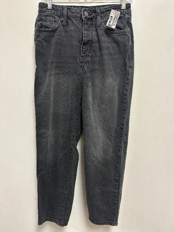 Jeans Straight By Forever 21 In Black, Size: 4