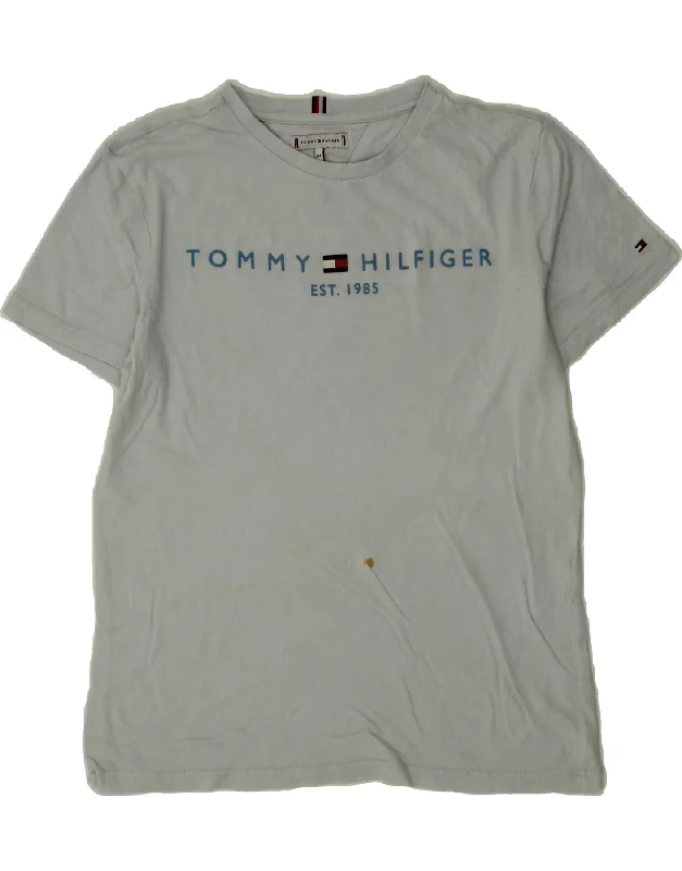 TOMMY HILFIGER Boys Graphic T-Shirt Top 13-14 Years Blue