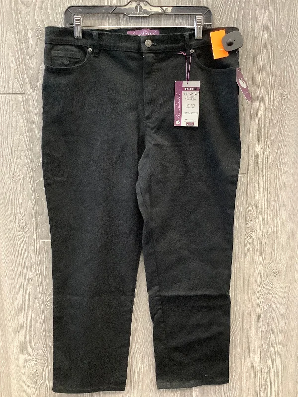 Jeans Boyfriend By Gloria Vanderbilt In Black, Size: 18