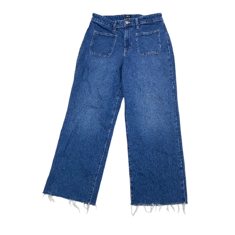 Jeans Wide Leg By J. Crew In Blue Denim, Size: 12