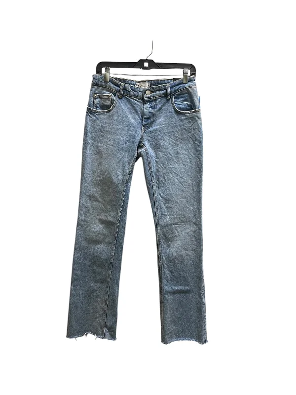 Jeans Boyfriend By Zara In Blue Denim, Size: 4