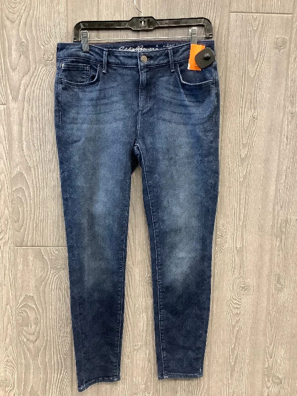 Jeans Skinny By Eddie Bauer In Blue, Size: 8