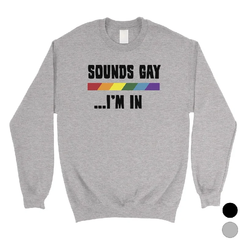 LGBT Sounds Gay Rainbow Unisex SweaShirt